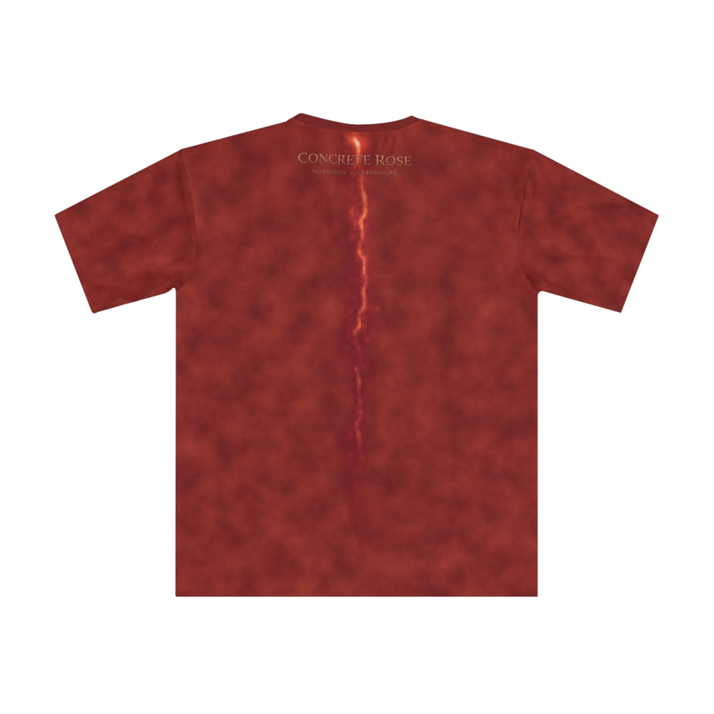 Concrete Rose | Crimson Men's  T-Shirt