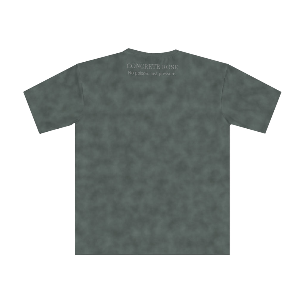 Concrete Rose | Cracked Concrete Men's Monogram T-Shirt