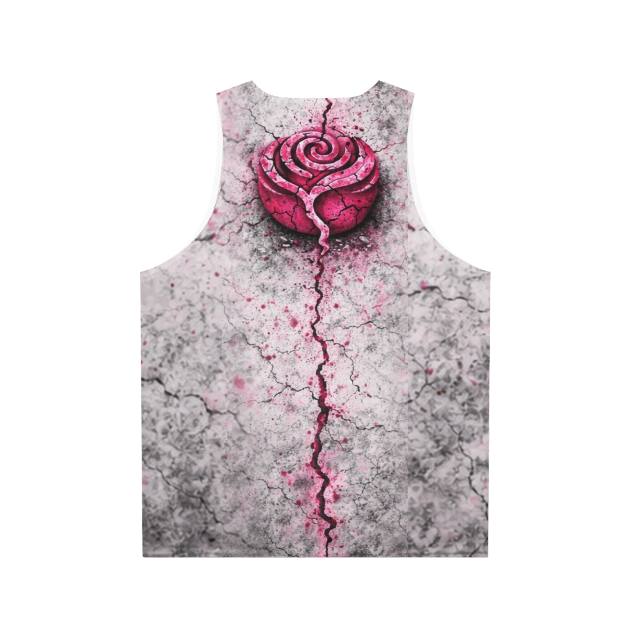 Concrete Rose | Pink Rose Edition | Concrete Tank Top