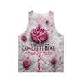 Concrete Rose | Pink Rose Edition | Concrete Tank Top