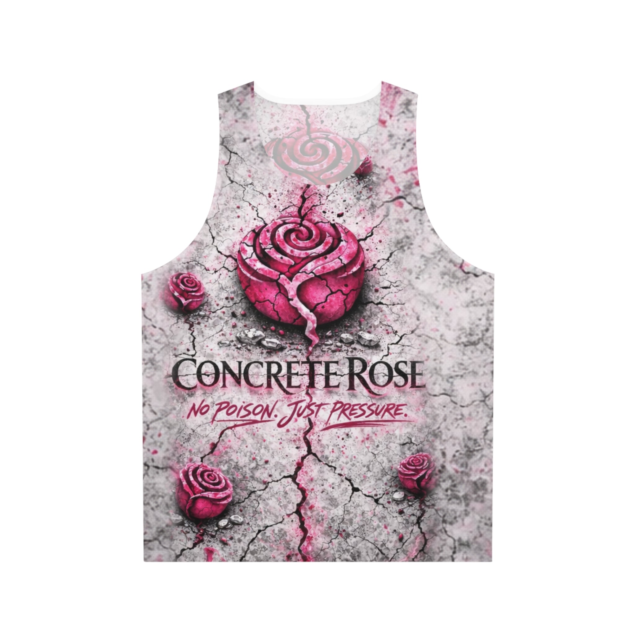 Concrete Rose | Pink Rose Edition | Concrete Tank Top