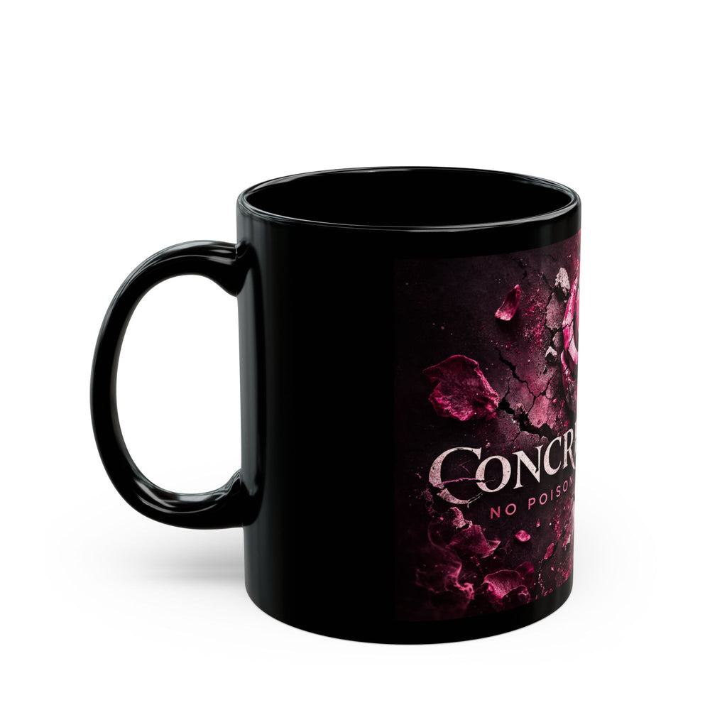 Concrete Rose | Pink Cracked Rose Design (11oz & 15oz)