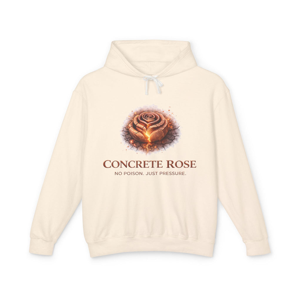 Concrete Rose | Rose Gold Lightweight Hooded Sweatshirt