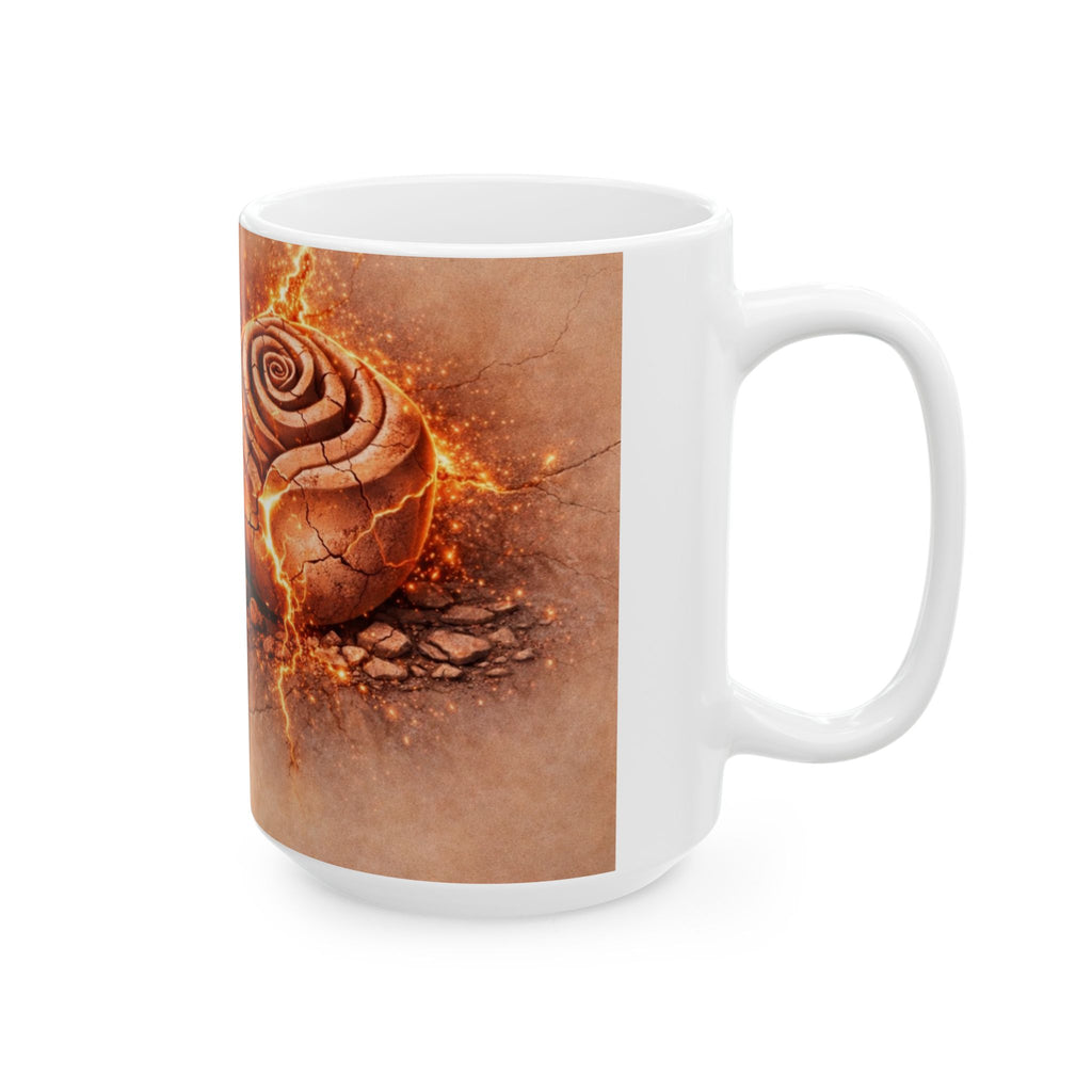 Concrete Rose | Rose Gold Ceramic Mug (11oz, 15oz)