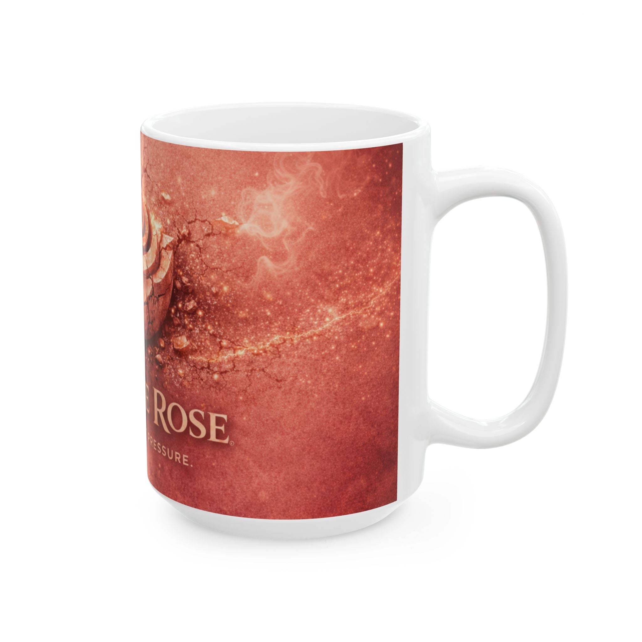 Concrete Rose | Ceramic Inspirational Mug (11oz, 15oz)