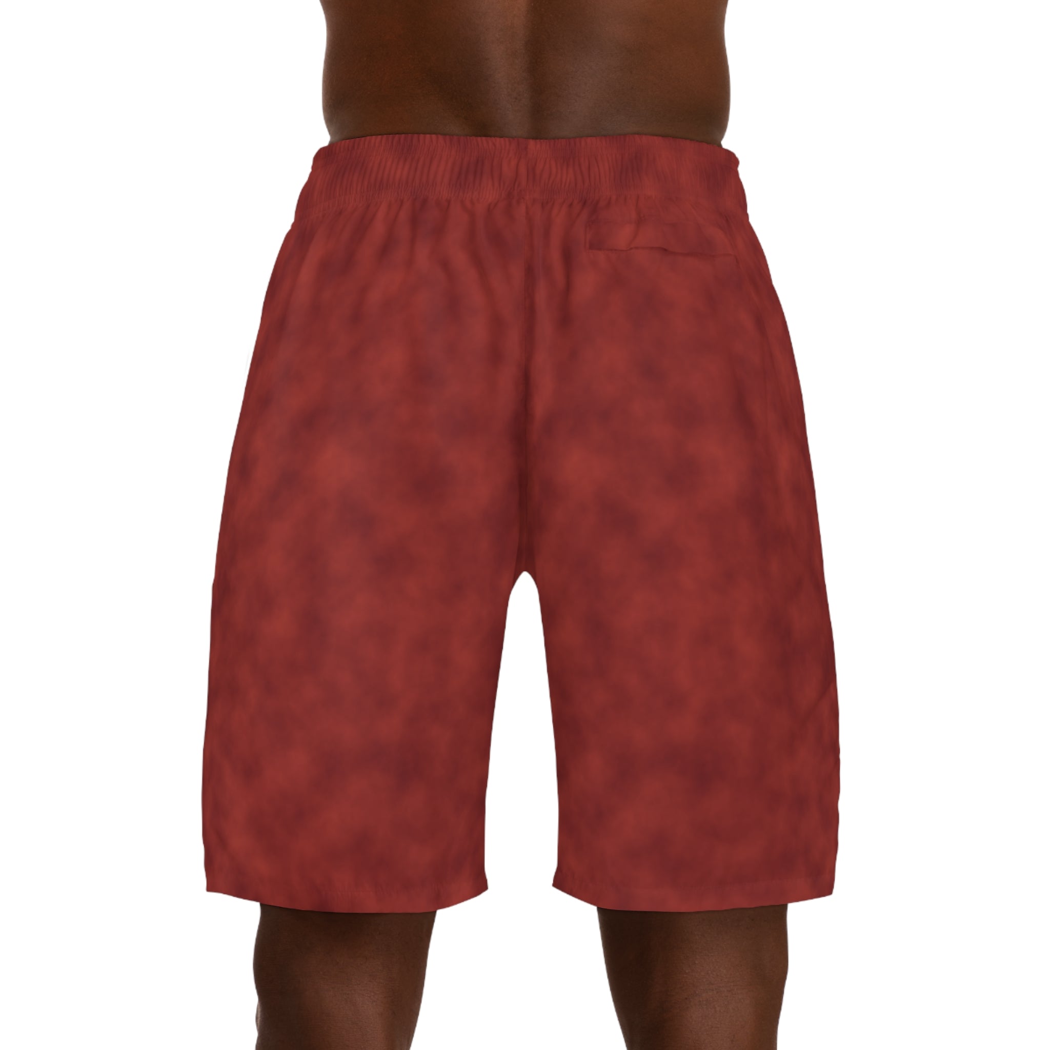Concrete Rose | Crimson Men's Athletic Casual Shorts
