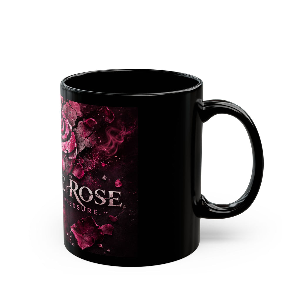 Concrete Rose | Pink Cracked Rose Design (11oz & 15oz)