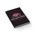 Concrete Rose | Pink Rose Hardcover Journal