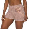 Concrete Rose | Cracked Rose Workout Shorts