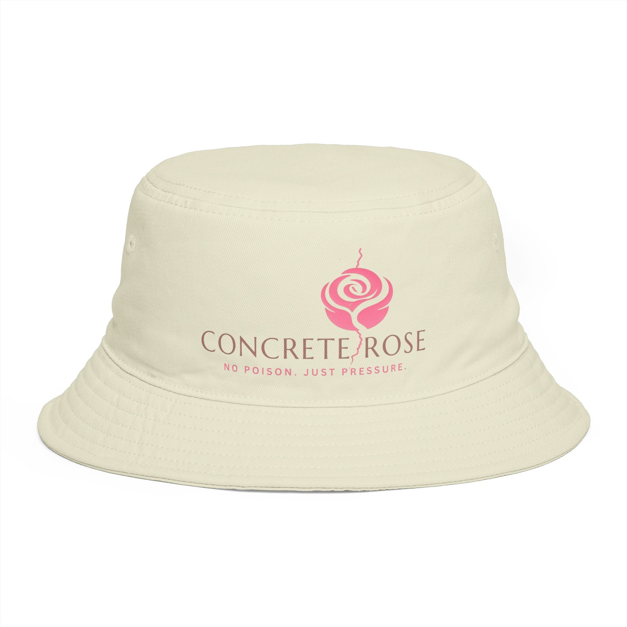 Concrete Rose | Pink Logo Bucket Hat