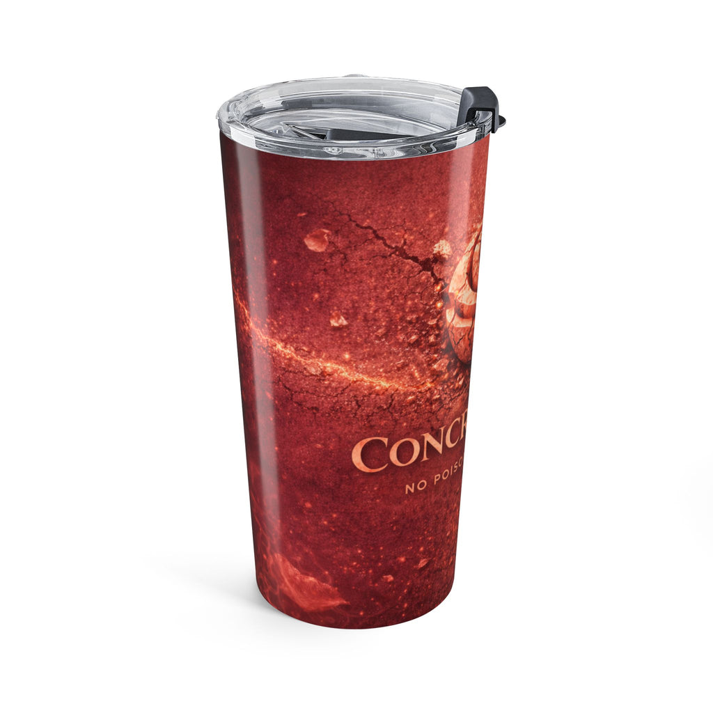 Concrete Rose | Rustic Red Floral Insulated Tumbler 20oz