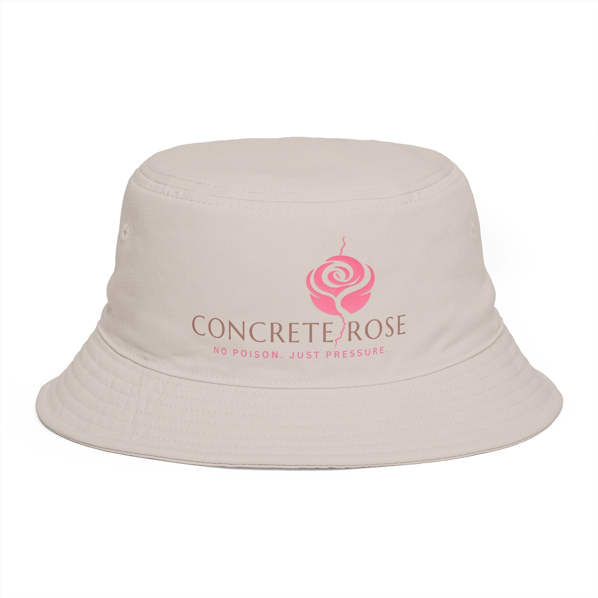 Concrete Rose | Pink Logo Bucket Hat
