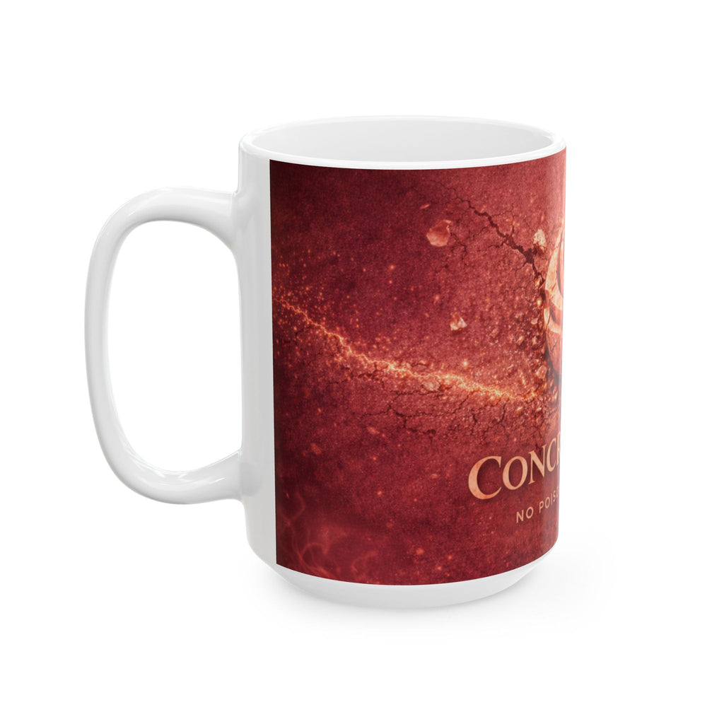 Concrete Rose | Ceramic Inspirational Mug (11oz, 15oz)