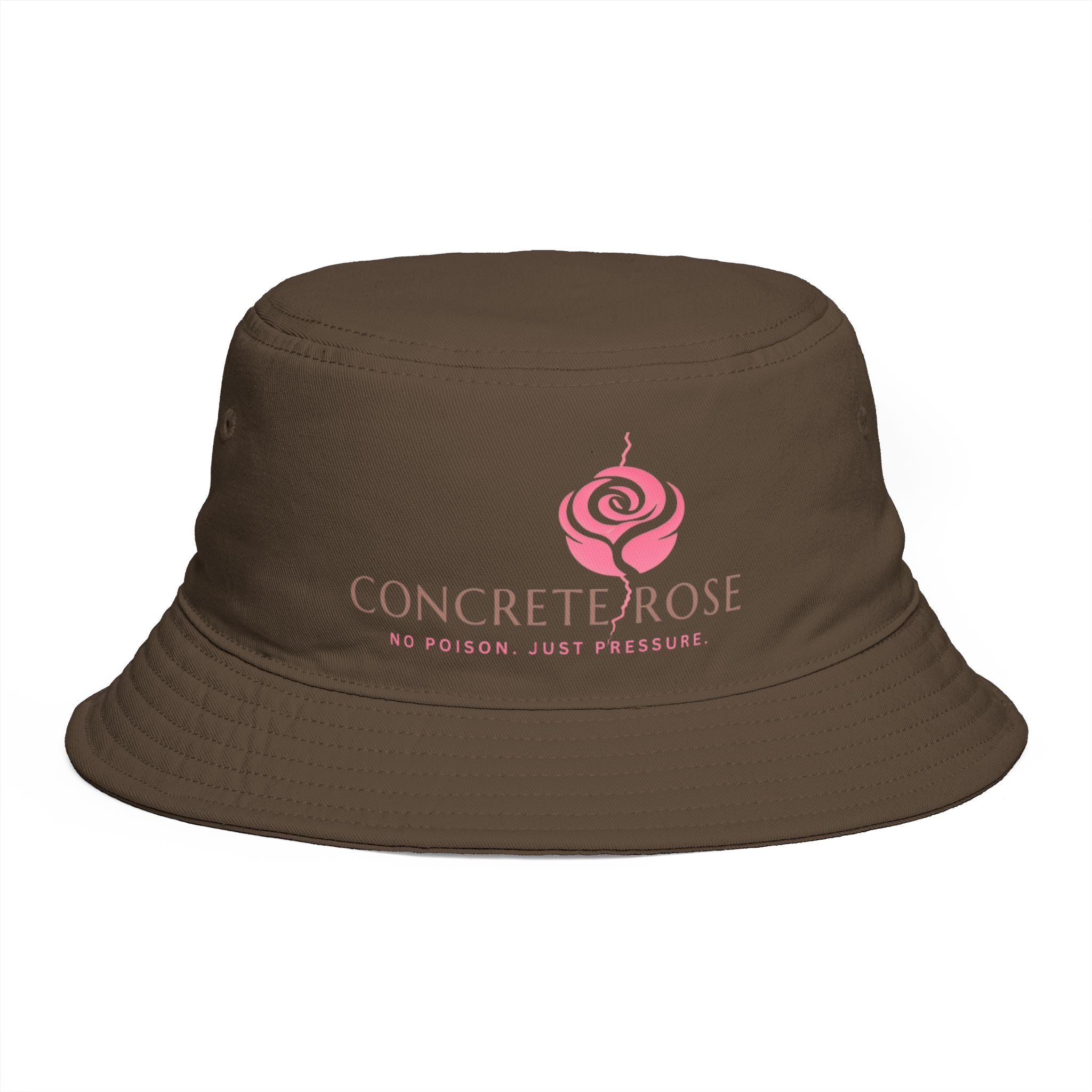 Concrete Rose | Pink Logo Bucket Hat