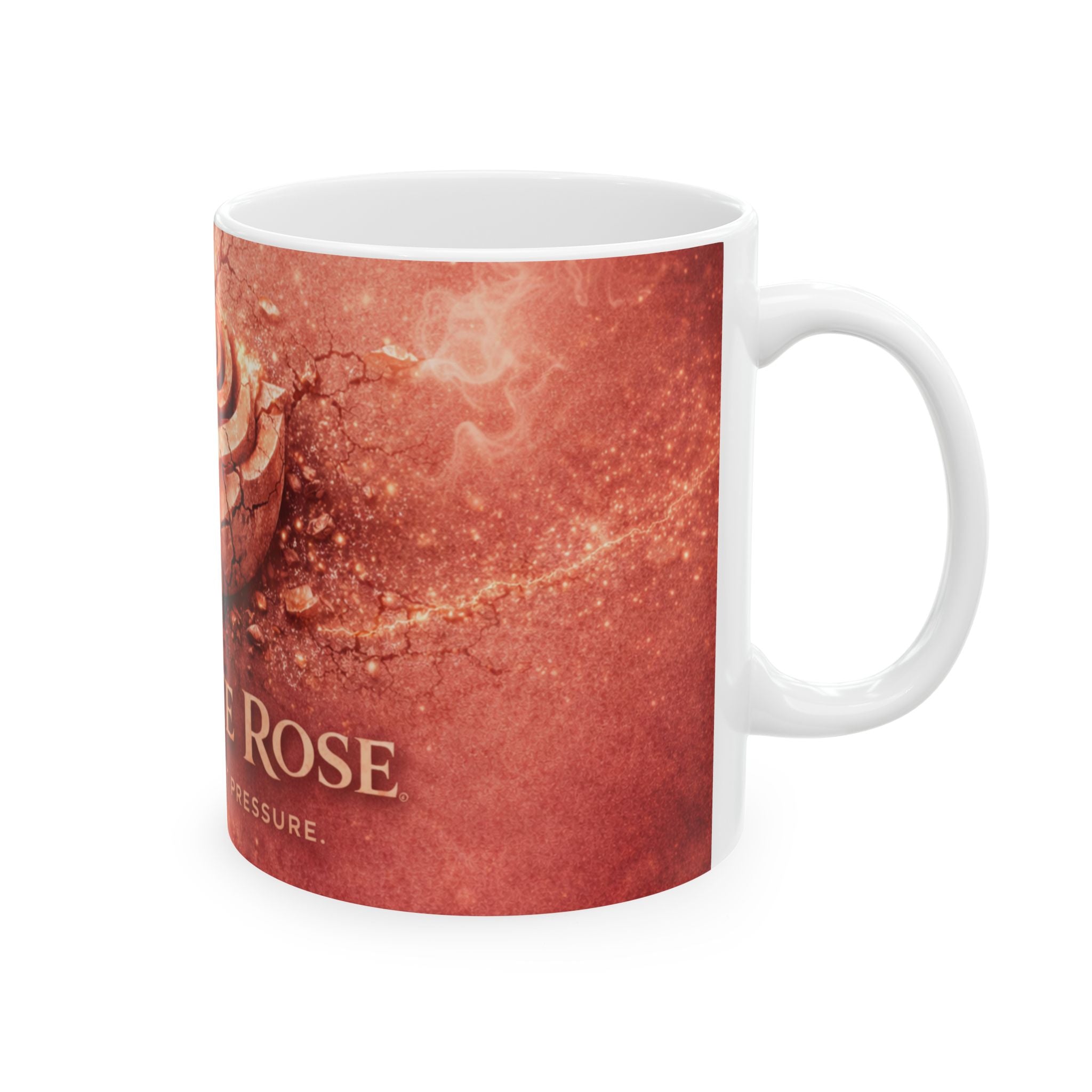 Concrete Rose | Ceramic Inspirational Mug (11oz, 15oz)