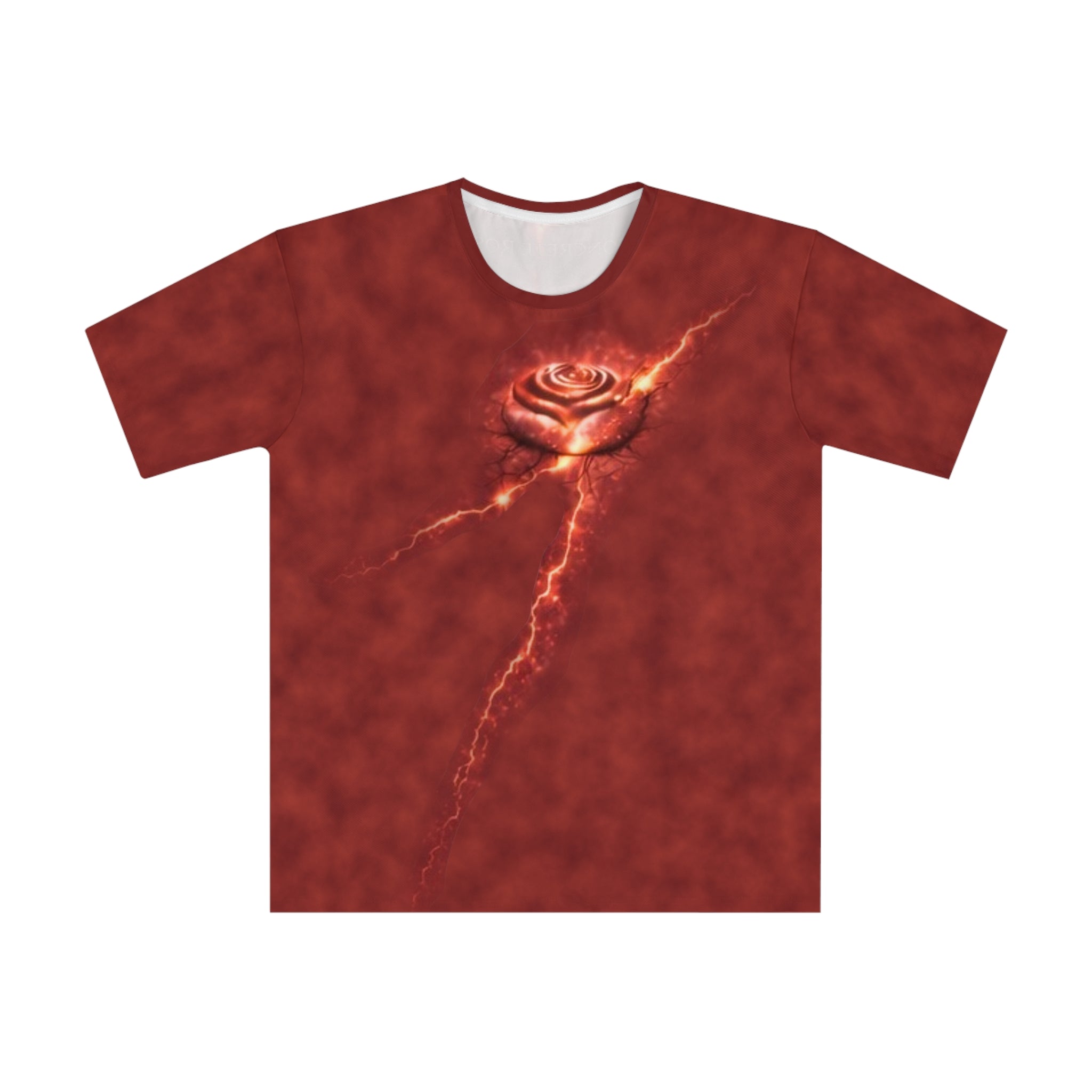Concrete Rose | Crimson Men's  T-Shirt